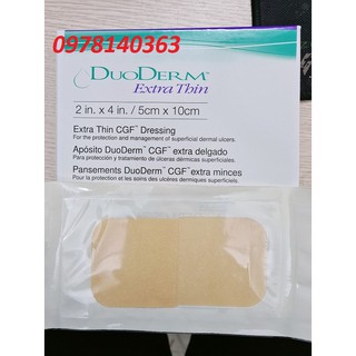 Miếng dán vết mổ, vết thương, mổ sản,mụn,phẫu thuật thẩm mỹ ... Duoderm extrathin 5x10 chính hãng Usa