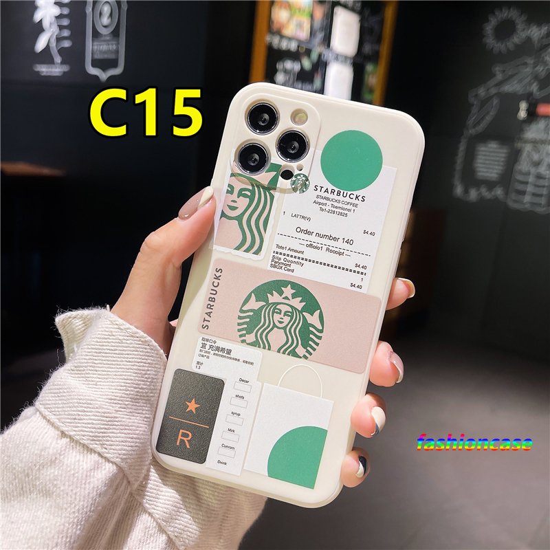 Ốp điện thoại mềm in hình logo Starbucks cho Realme C21 C25 C20 C15 C12 C11 2021 C21Y 5 5S 5i 6i C25S C20A C17 7i C1 C2 C3 C3i realme Narzo 20 10 10A 20A 30A