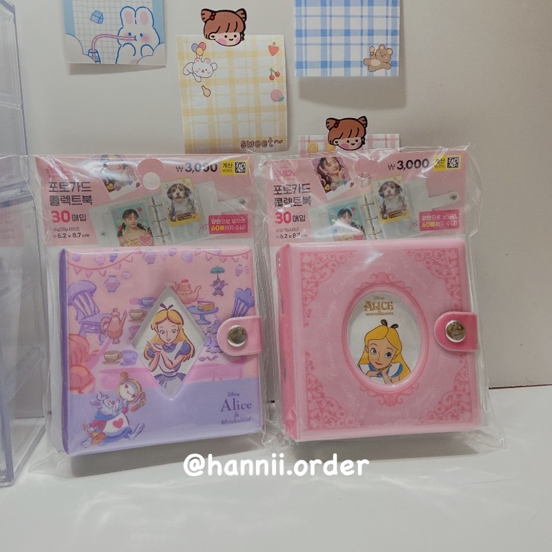 Mini Binder/Collect book 1 ô để ảnh, card kèm 30 sheet