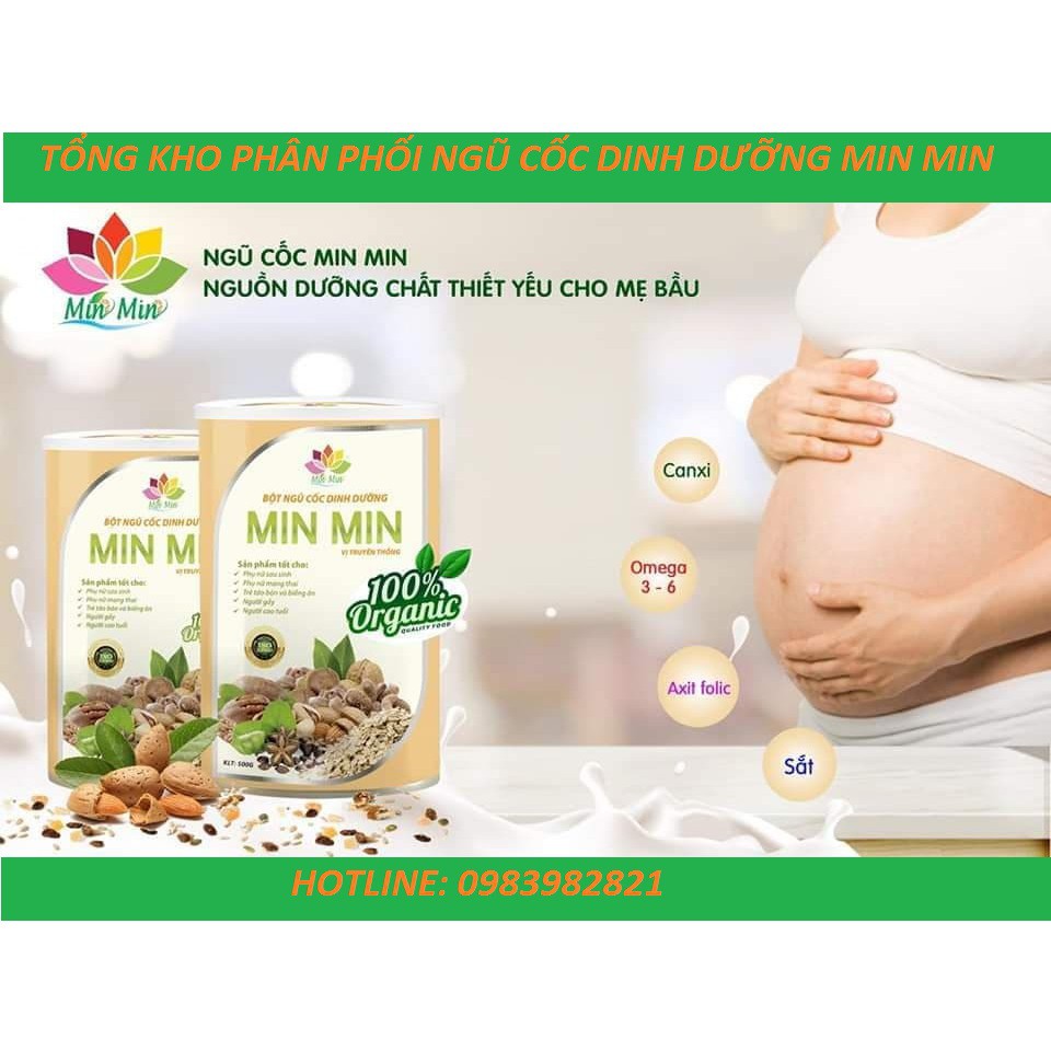 Ngũ Cốc MinMin 2Kg Siêu Lợi Sữa [ 4 hộp COMBO -30%]