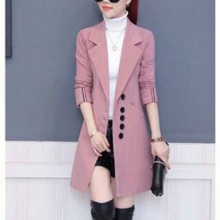 Áo khoác dạ nữ form dài