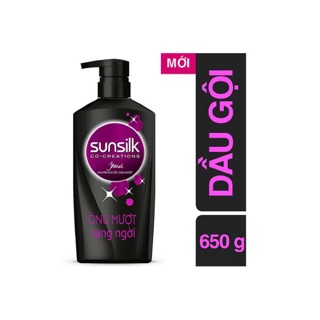 Dầu Gội Sunsilk 650ml Óng Mượt Rạng Ngời ( Đen)