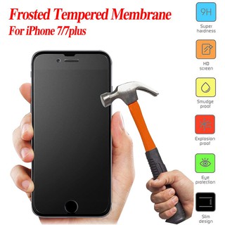 High quality tempered glass sticker with matte design for iPhone 7 Plus IPhone 8 Plus