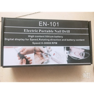 Máy mài tích điện tích điện EN-101 mài móng tay móng chân