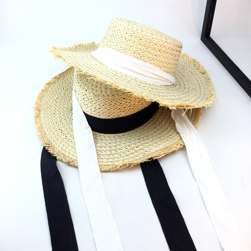 Mũ chống nắng dây đeo mũ rơm mũ chống nắng ngoài trời mũ mùa hè phụ nữ mũ chống nắng đi biển