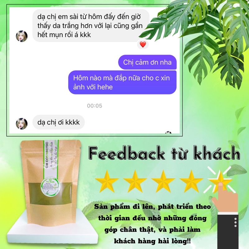 Bột trà xanh CM ♥️✨