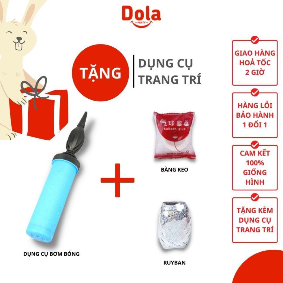 Set sinh nhật cho bé trai Dola Authentic, trang trí sinh nhật bé gái tone màu nâu hàn quốc SET-BBE9