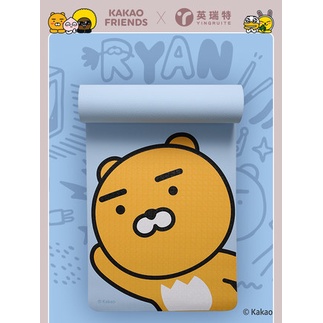 KAKAO FRIENDS Thảm tập yoga TPE cao cấp 7mm, trải sàn nhà hai mặt chống trơn trượt, chống thấm nước, đàn hồi