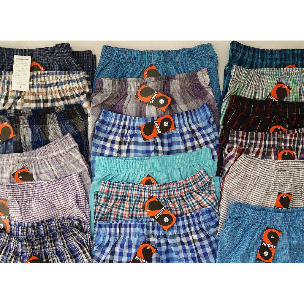 Quần short nam, quần đùi nam , mặc nhà, mặc ngủ- vải kate Nhật (ẢNH THẬT)