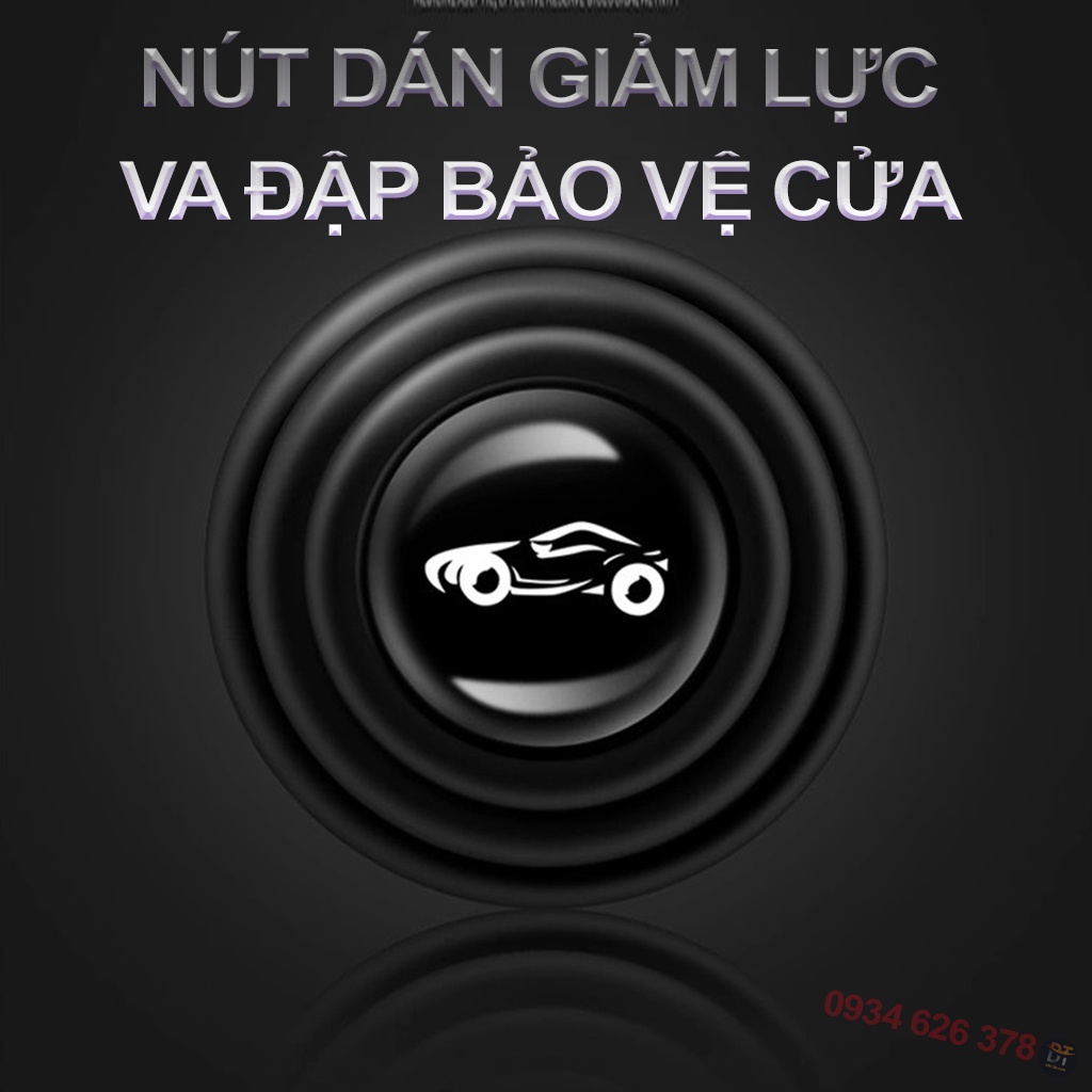 Nút giảm chấn , giảm lực đóng cửa ô tô , bộ đệm núm cao su chống va đập chống ồn cánh cửa oto, xe hơi