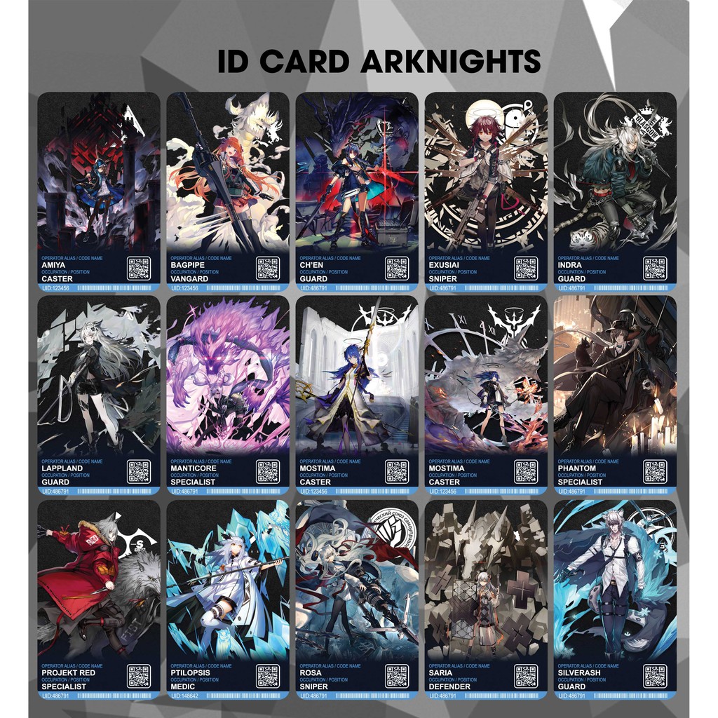 Thẻ bài custom card Arknights - Arknight để sưu tầm tự chọn Surtr e2 V2