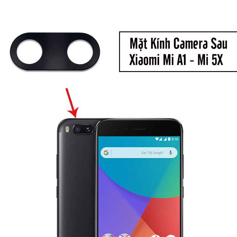 Mặt kính thay thế camera sau cho Xiaomi Mi A1 - Mi 5X