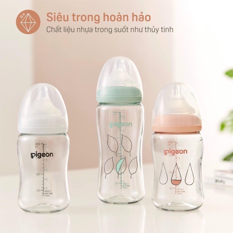 Bình sữa Pigeon T-Ester Plus 200ml/300ml