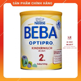 Sữa bột Nestlé BEBA OPTIPRO Kindermilch số 1,2 Đức - 800G