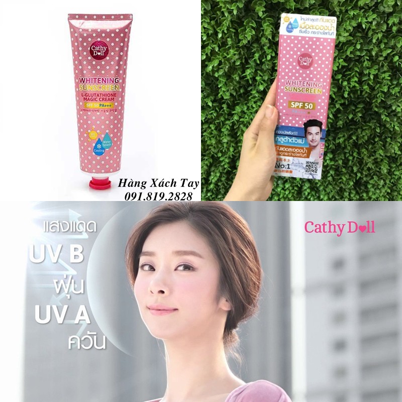 Kem chống nắng Cathy Doll Whitening Sunscreen SPF 50+++