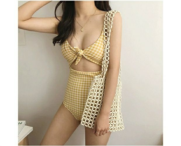 Đồ Bơi Một Mảnh Họa Tiết Ca Rô Quyến Rũ Dành Cho Nữ | BigBuy360 - bigbuy360.vn