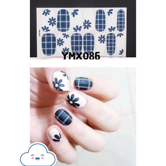 Miếng dán móng tay Nghệ thuật Phong cách Hàn Quốc Stickers Nails Wraps