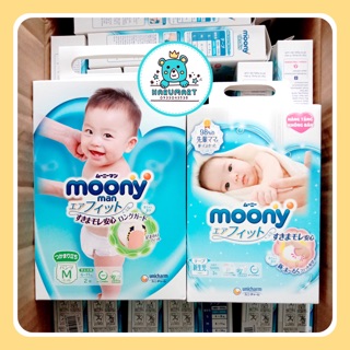 [MINI] Hộp 2 miếng tã quần/tã dán Moony M2/NB2