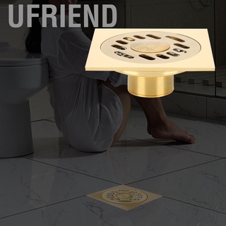 Nắp đậy cổng thoát nước sàn nhà bằng đồng thau chống mùi dành cho phòng tắm nhà bếp toilet