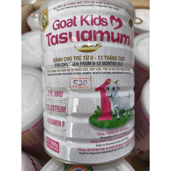 SỮA DÊ TASUAMUM GOAT KIDS 0-12/900G