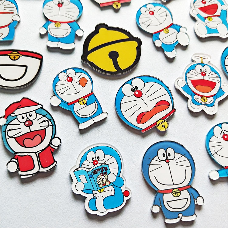 Huy Hiệu Cài Áo Hình Doraemon Xinh Xắn