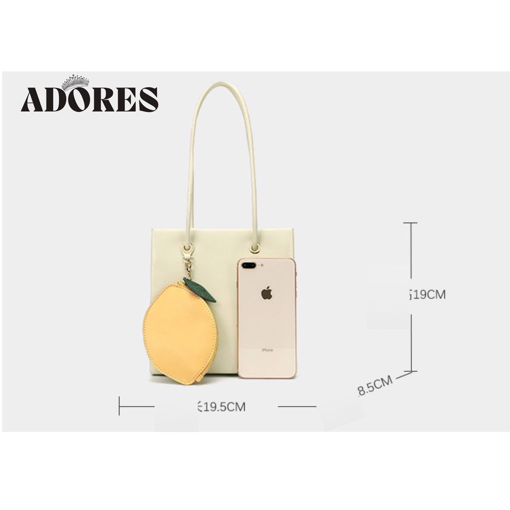 Túi xách nữ vuông da trơn thời trang B21