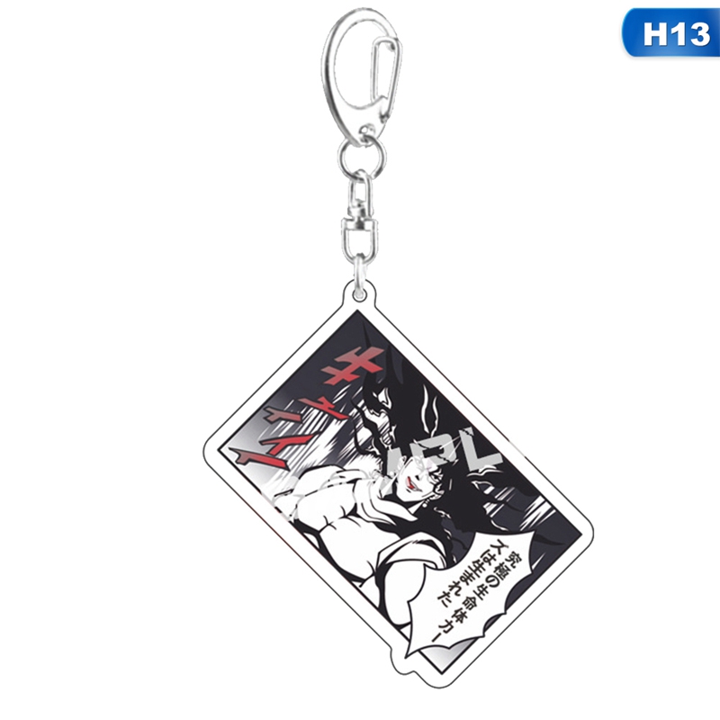 flowersqueen Móc khóa mặt hình JoJo's Bizarre Adventure