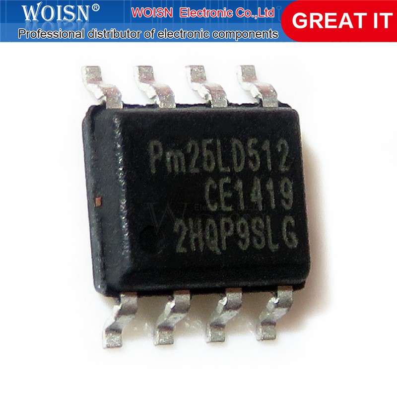 10pcs Ic Pm25Ld512C-Sce Pm25Ld512 Memory Chip Flash Pmc Sop8