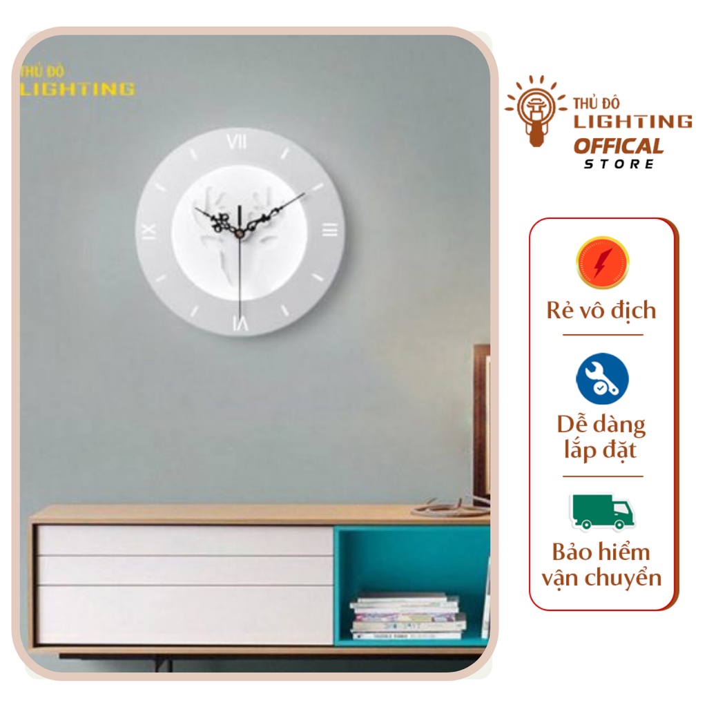 Đèn Tường Treo Phòng Khách Phòng Ngủ Cầu Thang Thủ Đô Lighting Ánh Sáng Vàng Bảo Hành 12 Tháng Lỗi 1 Đổi 1_Đồng Hồ Hươu