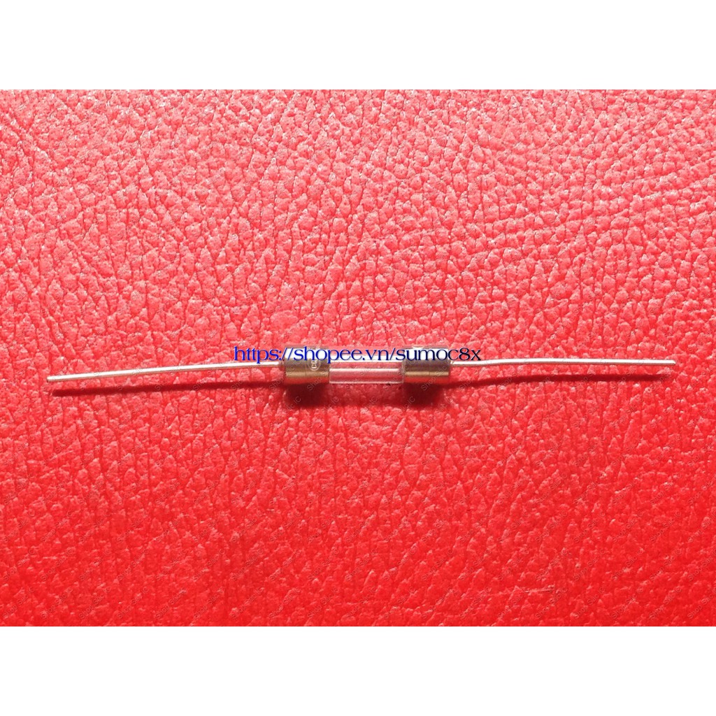 Cầu chì chân cắm 10A 250V 5x20mm (gói 10 cái)