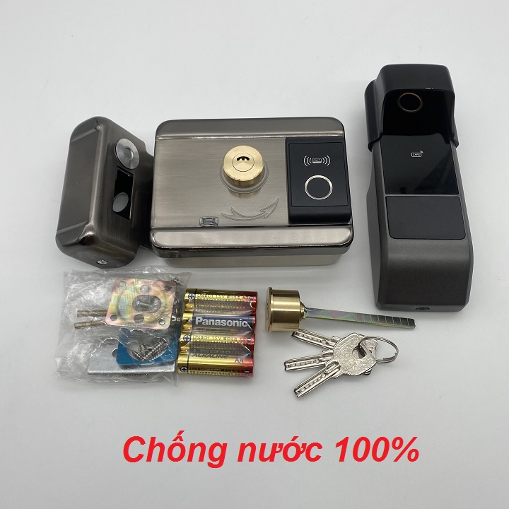 Khóa vân tay chống nước 100%, App TTlock quản lý trên điện thoại,  vân tay 1 mặt hoặc 2 mặt ( tùy chọn)