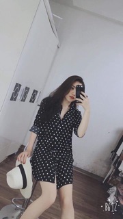Váy sơ mi chất voan lụa chất đẹp