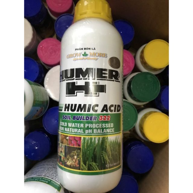 Thuốc chống rụng bông,tăng đậu trái GROWMORE HUMIC ACID 322 PHÂN BÓN LÁ HỮU CƠ DÀNH CHO CÂY TRỒNG -Hàng Mới