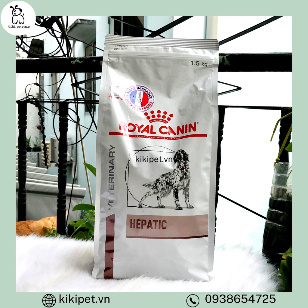 Royal Canin Hepatic hạt cho chó bị bênh gan, Thức ăn hỗ trợ chức năng gan cho chó Royal Canin Hepatic 1,5kg