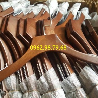 Móc nữ gỗ nâu đầu vuông 50 chiếc giá sỉ