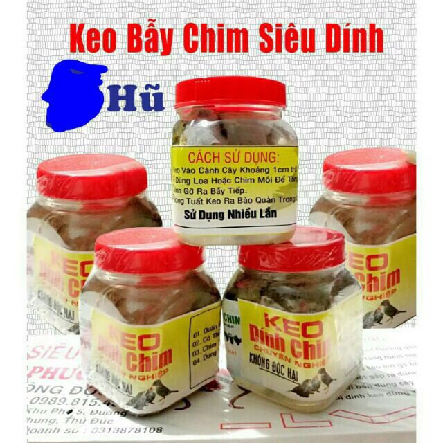 Keo Bẫy Chim Siêu Dính Loại Xịn