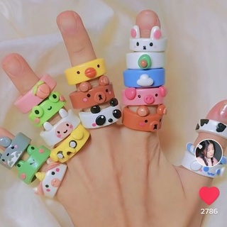 Clay Ring #1 Nhẫn đất sét handmade dễ thương