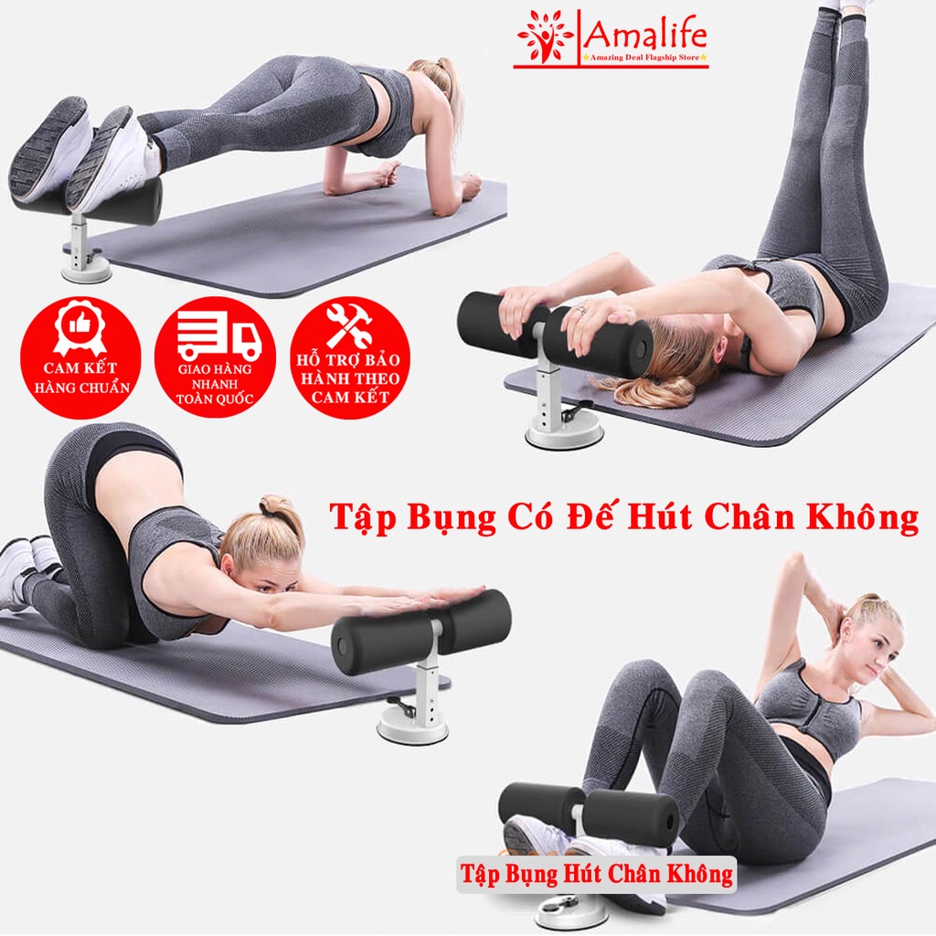 Dụng Cụ Tập Cơ Bụng Có Đế Hút Chân Không Cao Cấp – Máy Tập Cơ Bụng 6 Múi Hãng Amalife