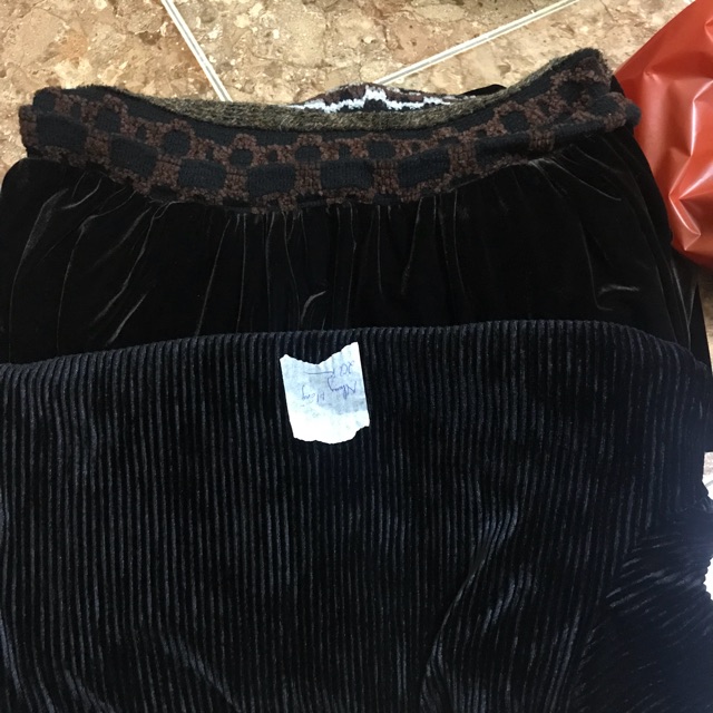 Combo váy nhung nhung vi hồng