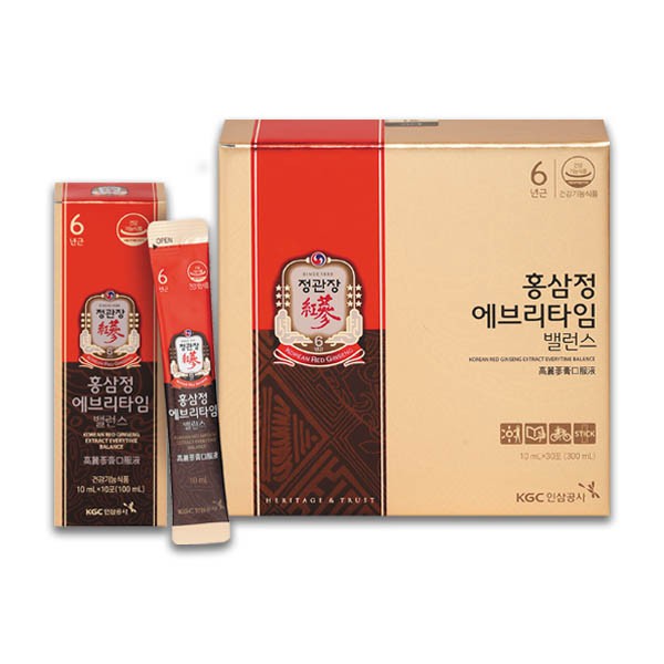 TINH CHẤT HỒNG SÂM PHA SẴN CHEONG KWAN JANG EXTRACT EVERYTIME BALANCE 30 GÓI