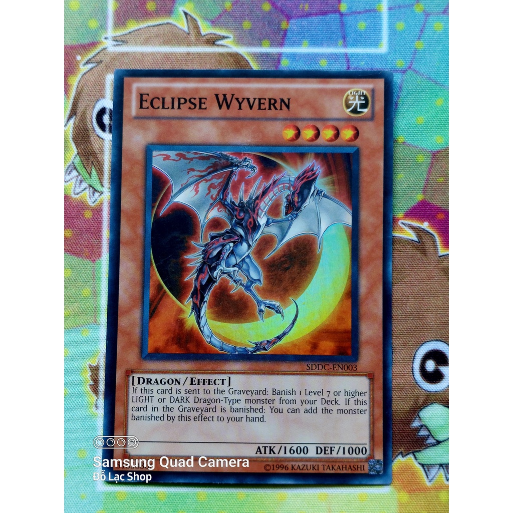 Thẻ Bài Yugioh Monster Eclipse Wyvern - SDDC-EN003 - Super Rare