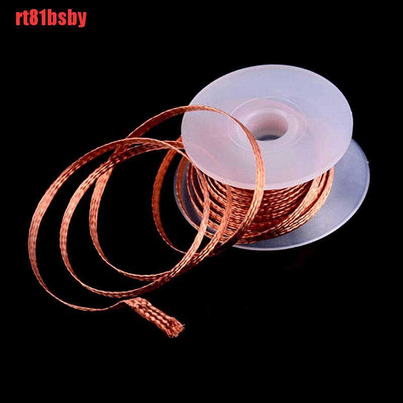 [rt81bsby]1PC 3.0mm 1.5M 3.0M Desoldering Braid Solder Remover Wick Wire Repair Tool New