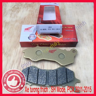 Má Phanh ❤️𝑭𝑹𝑬𝑬𝑺𝑯𝑰𝑷❤️ Má Phanh Đĩa SH Mode, PCX 2011-2015 Bố Thắng Chịu Mài Mòn Cao Bảo Hành 6 Tháng