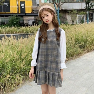 Váy dạ kẻ