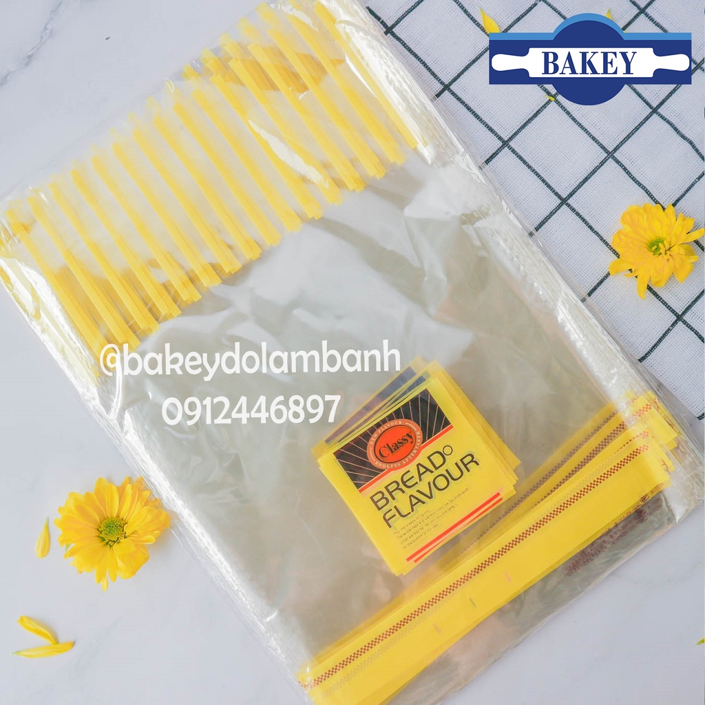100 chiếc túi bánh gối, bánh mì hoa cúc Bread Flavour
