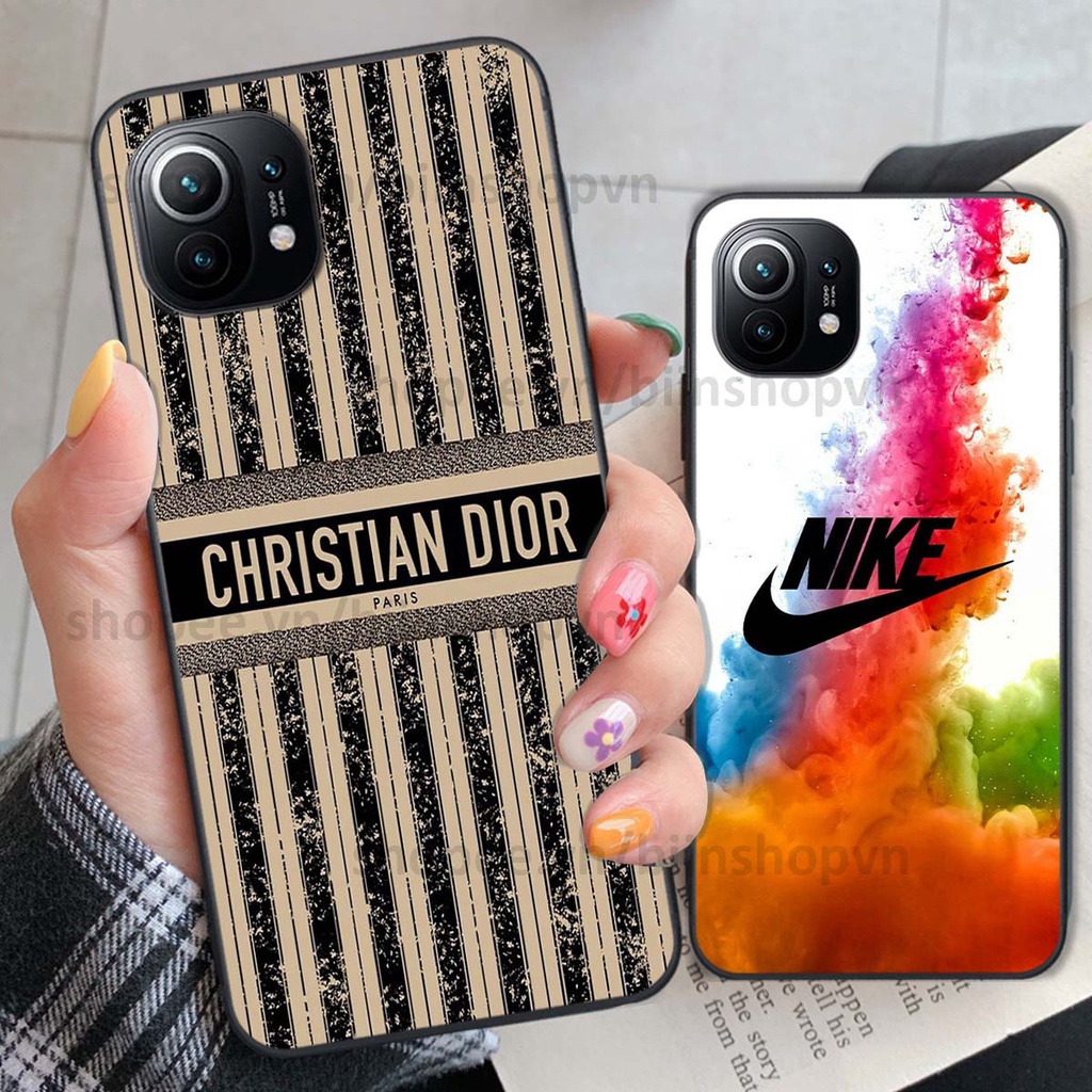 Ốp Xiaomi Mi 11 / Mi 11T / Mi 11 Lite in hình thương hiệu nhiều màu sắc thể thao cá tính thời trang