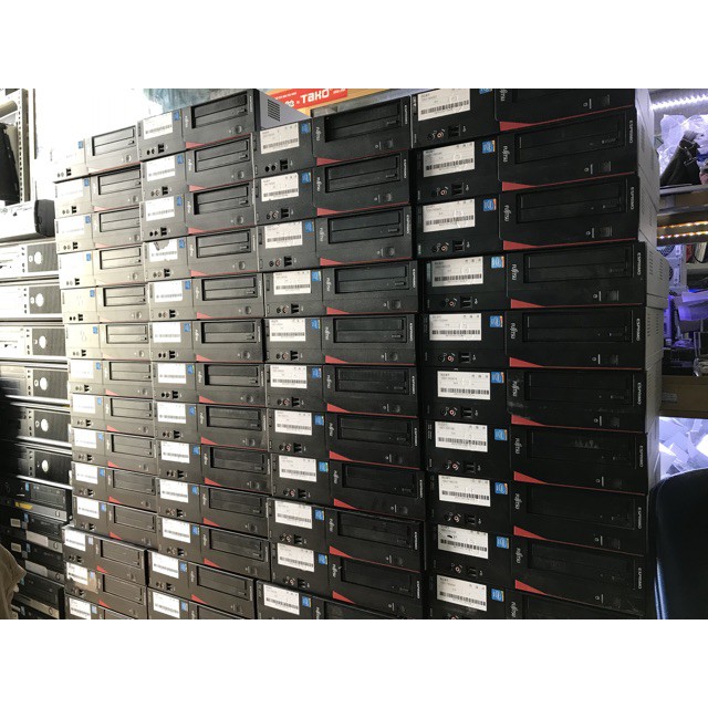 Xác Fujitsu H77 có Dvi có usb 3.0 hỗ trợ khe cắm card màn hình VGA 4 khe ram