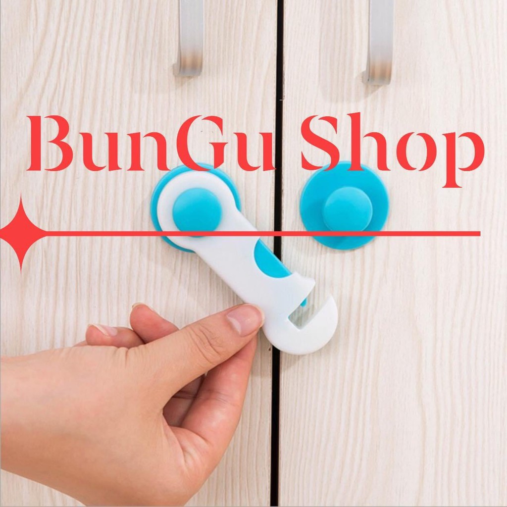 ⚡FREESHIP⚡ Khóa gài chốt gài tủ lạnh, khóa chốt tủ đồ đa năng an toàn cho bé Bungu Shop