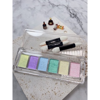 bột nén tráng gương trang trí nail