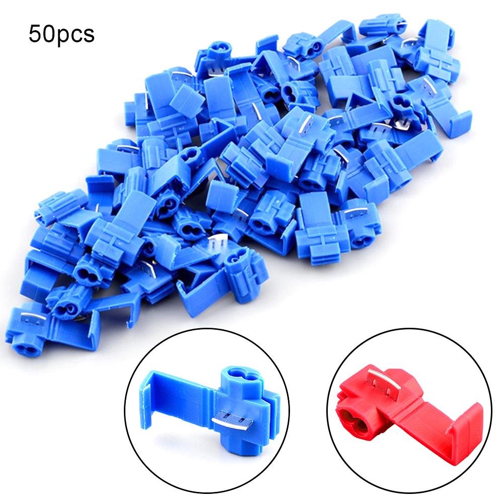 50PCS/bag Lock Wire Electrical Cable Connectors Quick Splice Terminals Crimp terminals quick connector